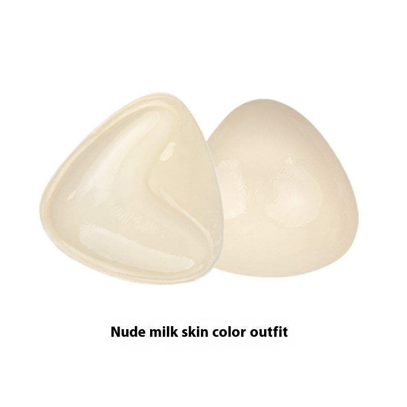 Double-sided adhesive bra inserts for push-up and breast lift.