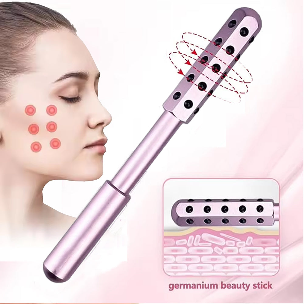 Germanium beauty stick for face lifting, anti-wrinkle massage, and skincare.
