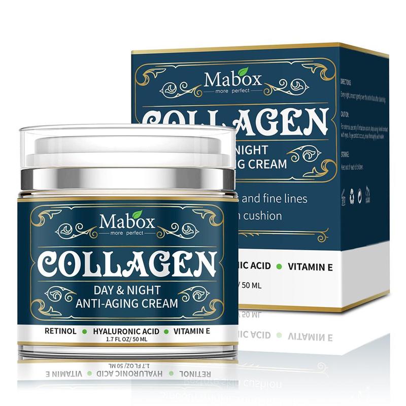 Collagen moisturizing face cream for anti-aging and wrinkle care.