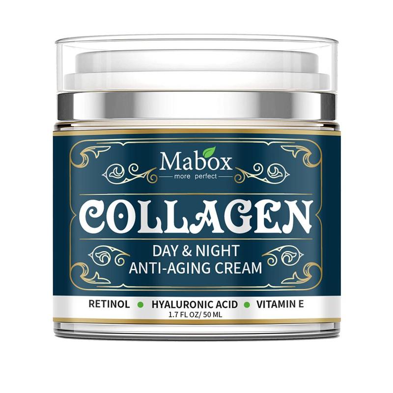 Collagen moisturizing face cream for anti-aging and wrinkle care.