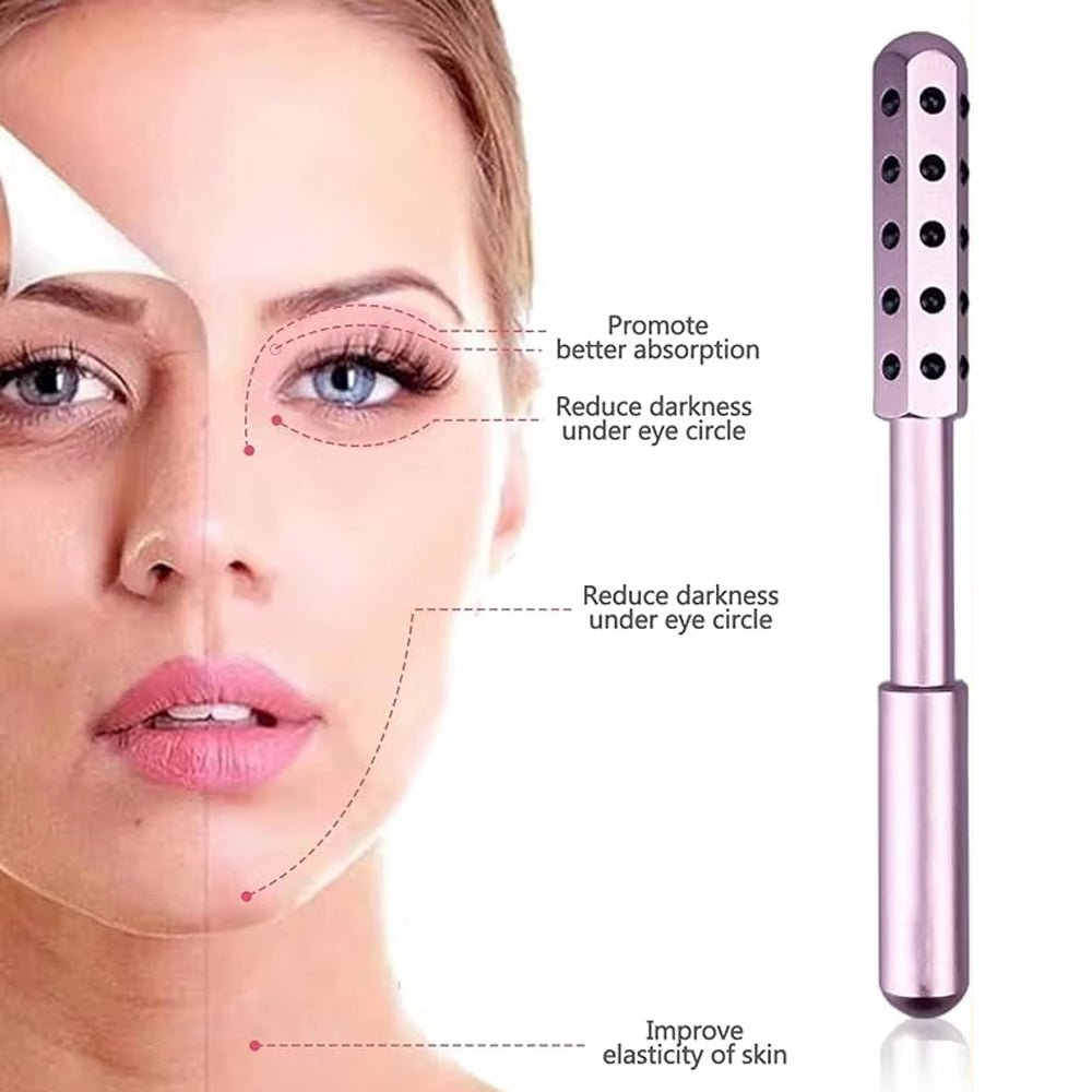 Germanium beauty stick for face lifting, anti-wrinkle massage, and skincare.