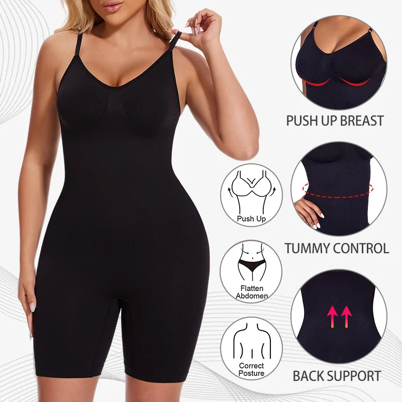 Tank Top Shapewear Bodysuit – Tummy Control & Butt Lift
