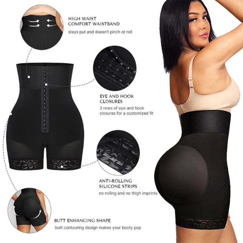 High-Waist Butt-Lifting Shapewear – Tummy Control Shorts