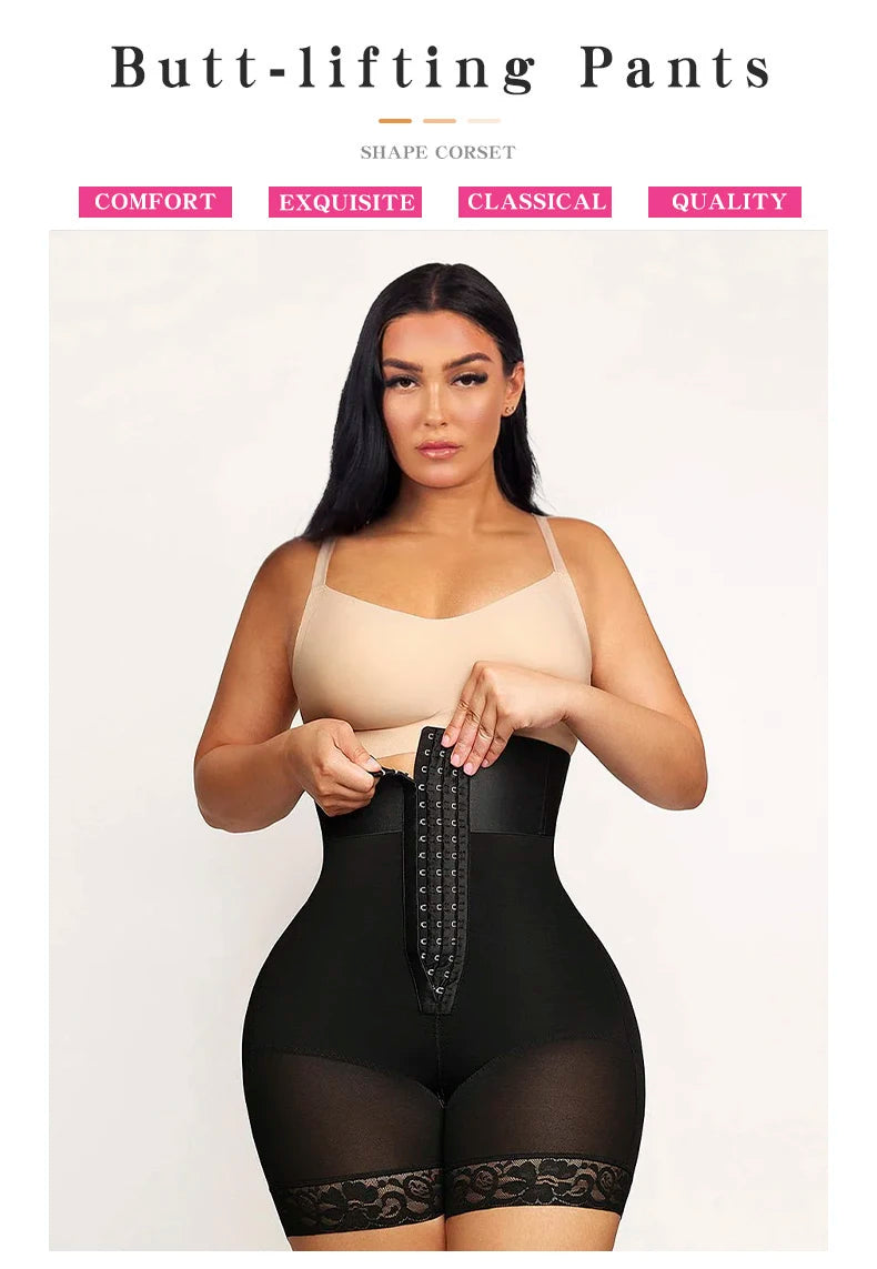 High-Waist Butt-Lifting Shapewear – Tummy Control Shorts