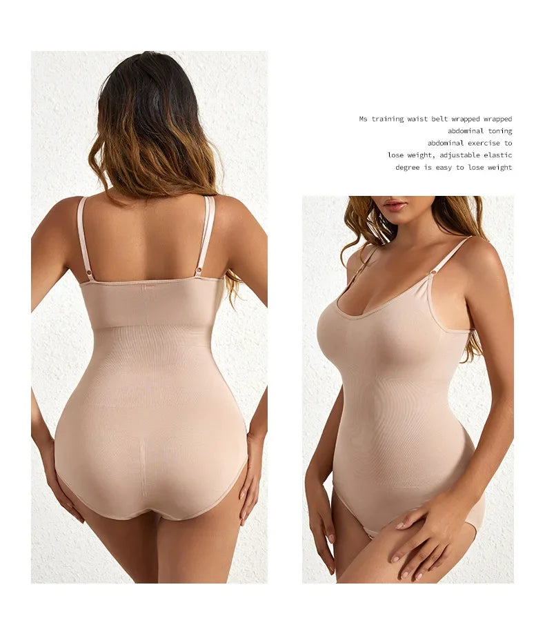Seamless Shapewear Bodysuit – Tummy Control & Butt Lift