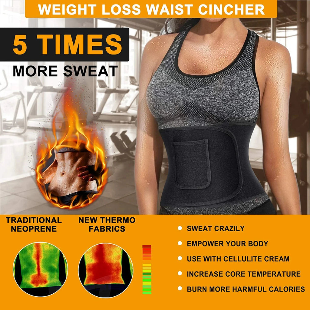 Waist Trainer Belt – Body Shaper for Men & Women