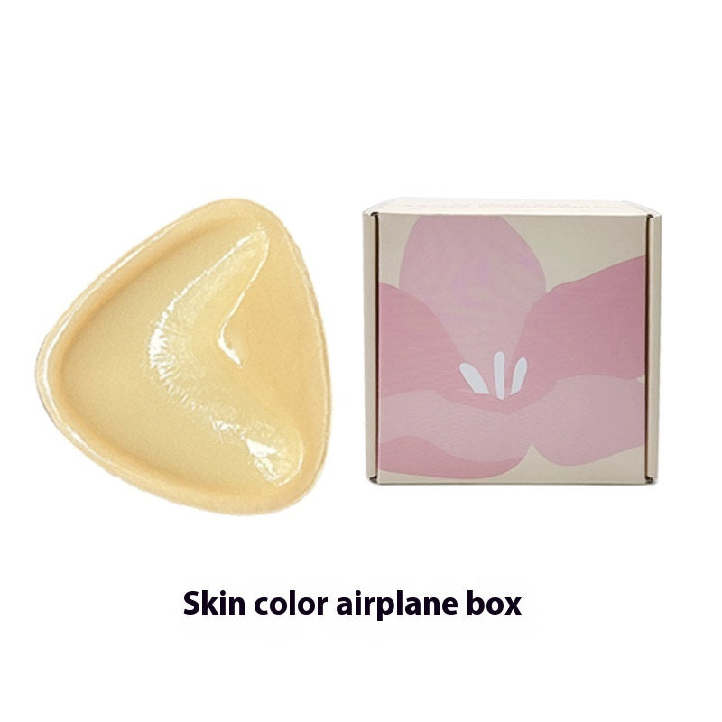 Double-sided adhesive bra inserts for push-up and breast lift.