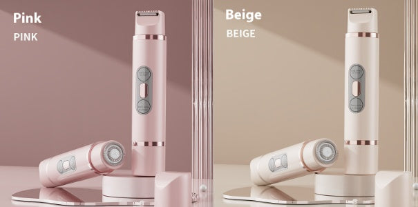 Dual-Head Electric Shaver for Women – Painless Hair Remova