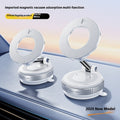 Magnetic Phone Holder With Vacuum Suction Foldable Adjustable Car Mount Magnetic Bracket Suction Nonslip For Busy Commuters