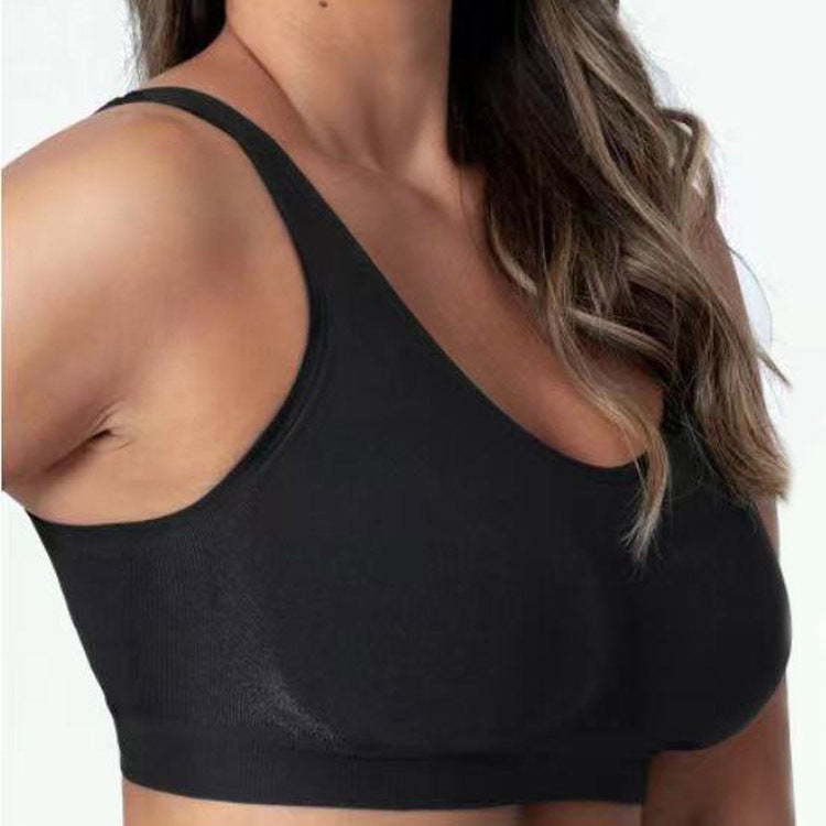 Plus-size S–3XL premium shaper bra with a smooth, bright finish.