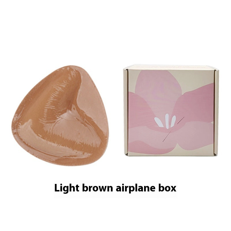 Double-sided adhesive bra inserts for push-up and breast lift.