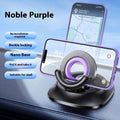 Magnetic Phone Holder With Vacuum Suction Foldable Adjustable Car Mount Magnetic Bracket Suction Nonslip For Busy Commuters